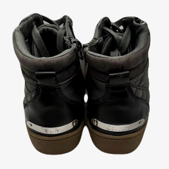 JUICY COUTURE JC Vareen High-top Fashion Quilted Sneakers in Gray Size 7 EUC - Picture 7 of 10
